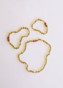 Pure Gemstone + Citrine || Anklet or Bracelet - Natural Beginnings