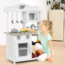 Wooden Pretend Play Kitchen Set for Kids with Accessories and Sink - Natural Beginnings