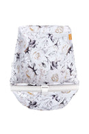Baby Shopping Cart Hammock | Coming Up Roses Beautiful Floral Print - Natural Beginnings