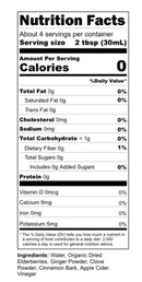 Organic Elderbaby Boost (4 oz) Honey - Free - Natural Beginnings