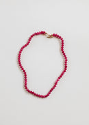Pink Jade + 14k Gold Filled Toggle || Gemstone Necklace - Natural Beginnings
