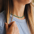 Natural Aventurine + 14k Gold Filled Toggle || Gemstone Necklace - Natural Beginnings