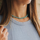 Turquoise + 14k Gold Filled Toggle || Gemstone Necklace - Natural Beginnings