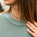 Natural Aventurine + 14k Gold Filled Toggle || Gemstone Necklace - Natural Beginnings