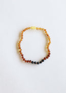 Raw Ombre Baltic Amber + Lava || Necklace - Natural Beginnings