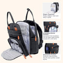 Diaper Bag Backpack - Tote - Multi Function Waterproof Diaper Bag, Travel Essentials Baby Bag with Changing Pad, Stroller Straps & Pacifier Case - Unisex, Black - Natural Beginnings