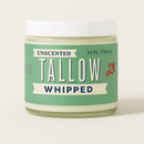 Unscented Tallow Skincare Collection | 4 - Piece Gift Set | Grass - Fed Tallow Lotion, Body Butter, Balm & Whipped Moisturizer - Natural Beginnings