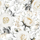 Baby Shopping Cart Hammock | Coming Up Roses Beautiful Floral Print - Natural Beginnings
