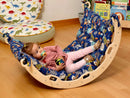Climbing Arch/Rocker with Pillow & Ramp / Medium Size - Natural Beginnings