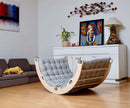 Climbing Arch / Rocker with Dinosaur Pattern Pillow - Natural Beginnings