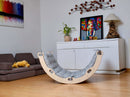 Climbing Arch / Rocker with Dinosaur Pattern Pillow - Natural Beginnings