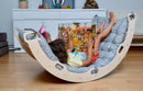 Climbing Arch / Rocker with Dinosaur Pattern Pillow - Natural Beginnings