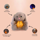 Breathing Rabbit Soothing Sensory Plush Toy With Relieve Anxiety Bunny Comforter Breathes For Newborn Conciliate Baby - Natural Beginnings