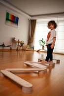 Montessori Balance Beam and Stepping Stones Set - Natural Beginnings
