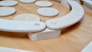 Circular Wooden Balance Beam Set - Natural Beginnings