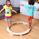 Circular Wooden Balance Beam Set - Natural Beginnings