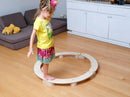 Circular Wooden Balance Beam Set - Natural Beginnings