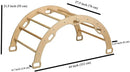Climbing Arch / Rocker with Space Pattern Pillow - Natural Beginnings