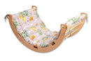 Climbing Arch / Rocker with Map Pattern Pillow - Natural Beginnings
