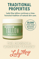 Unscented Tallow Skincare Collection | 4 - Piece Gift Set | Grass - Fed Tallow Lotion, Body Butter, Balm & Whipped Moisturizer - Natural Beginnings
