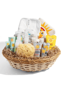 Super Deluxe Newborn Gift Basket - Natural Beginnings