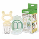 Haakaa Freeze - N - Feed Mini Combo Silicone Feeder & Nibble Tray Oat 1 PK - Natural Beginnings