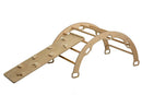 Wooden Climbing Arch Rocker with Ramps - Natural Beginnings
