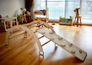 Wooden Climbing Arch Rocker with Ramps - Natural Beginnings